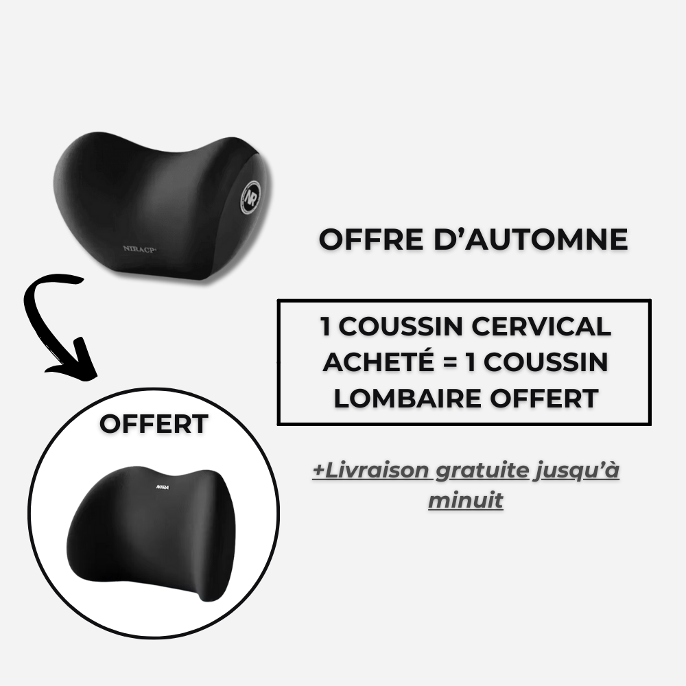 Nira™ - Coussin de soutien lombaire et cervical