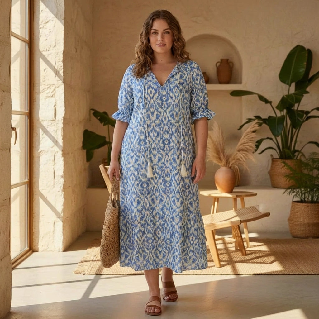 Rosalind - Boho Vatsan Peittävä Mekko