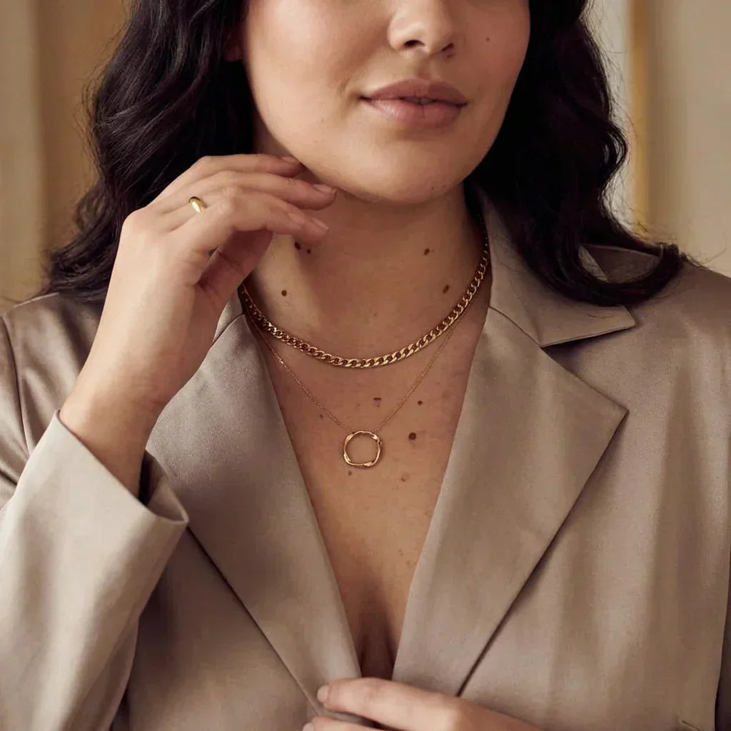Yara Link Curb Chain Necklace | Valkokulta