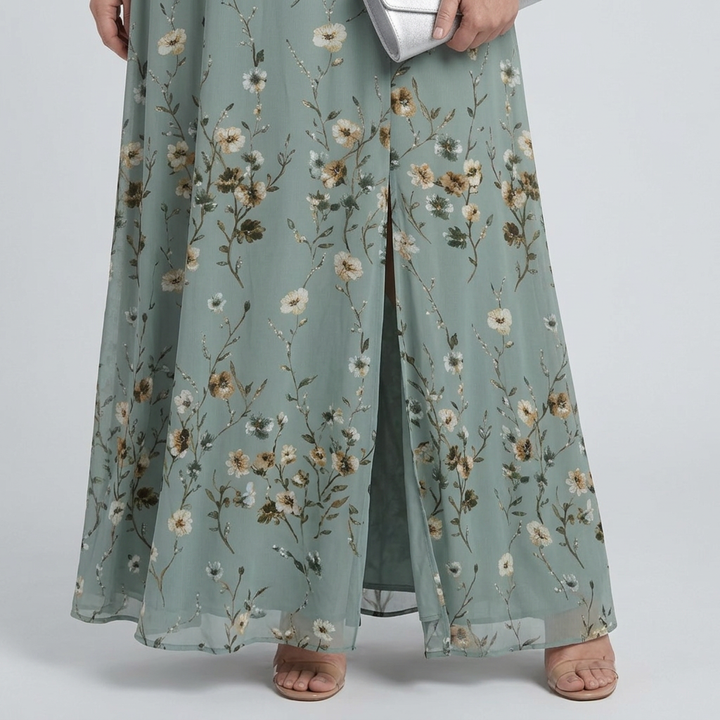 Ottilie | Halterneck Bloom Flow Maxi Mekko