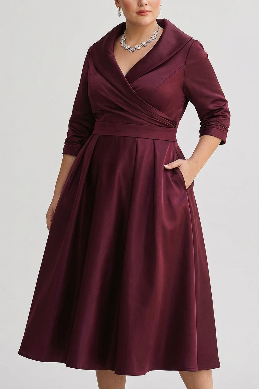 Romaine - Elegantti midi-mekko