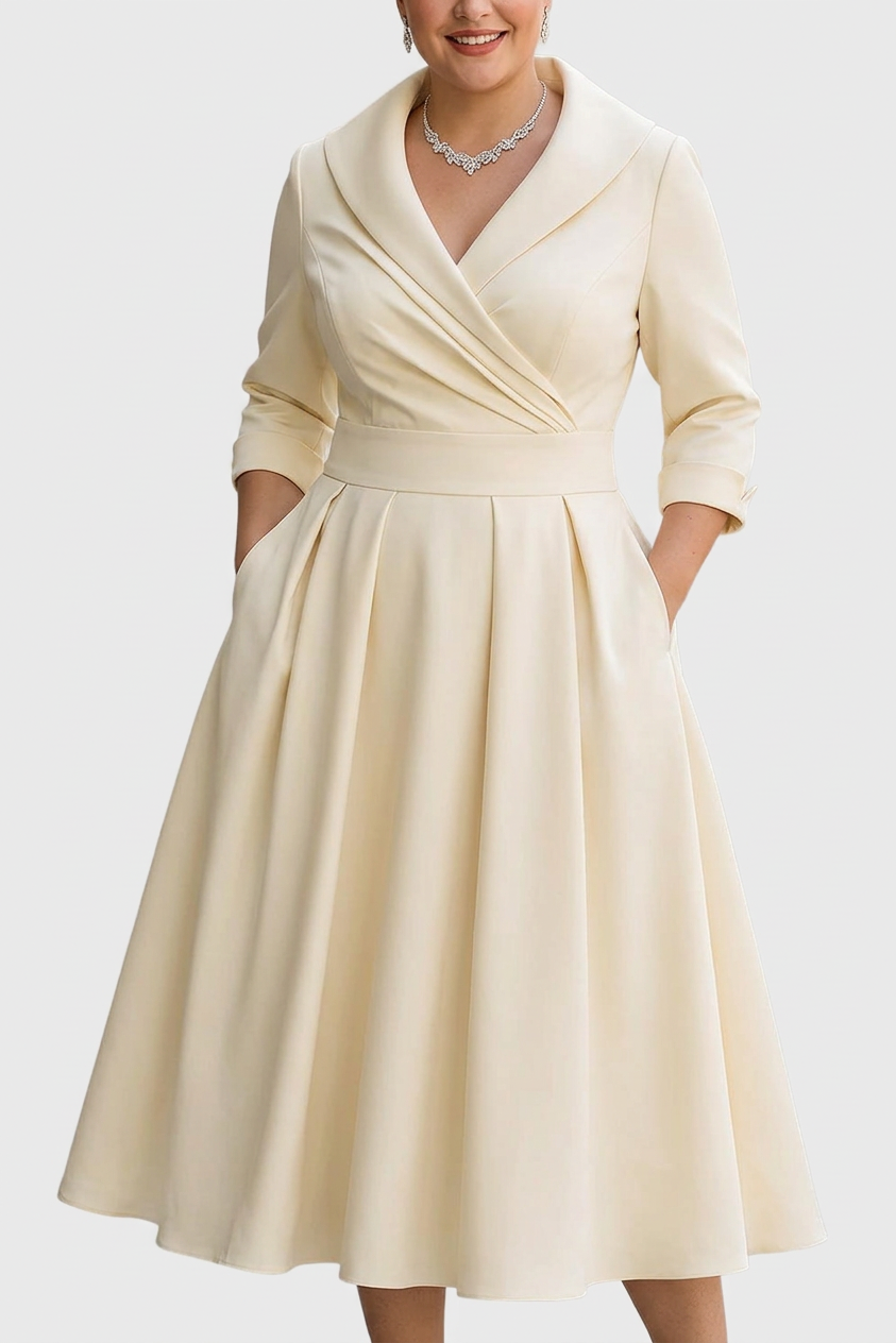 Romaine - Elegantti midi-mekko