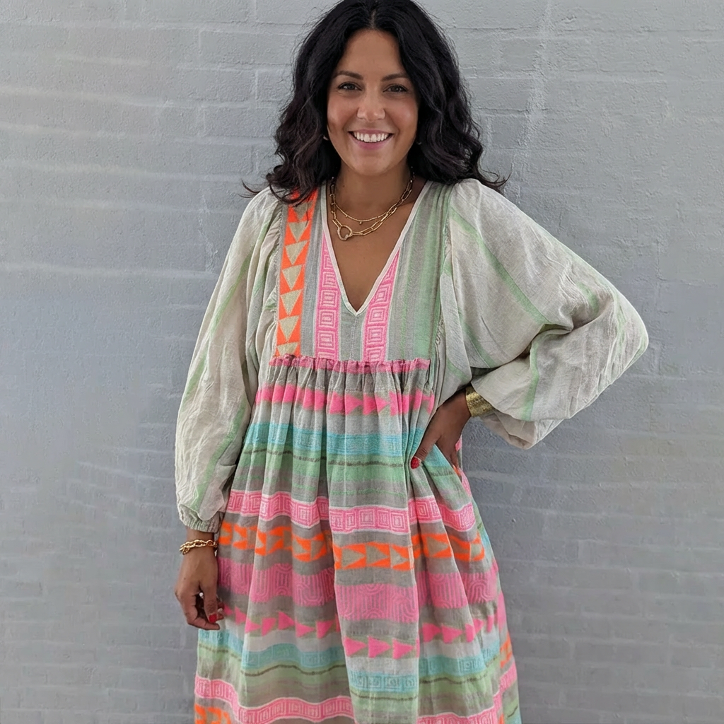 Naomi - Mukava Boho-mekko
