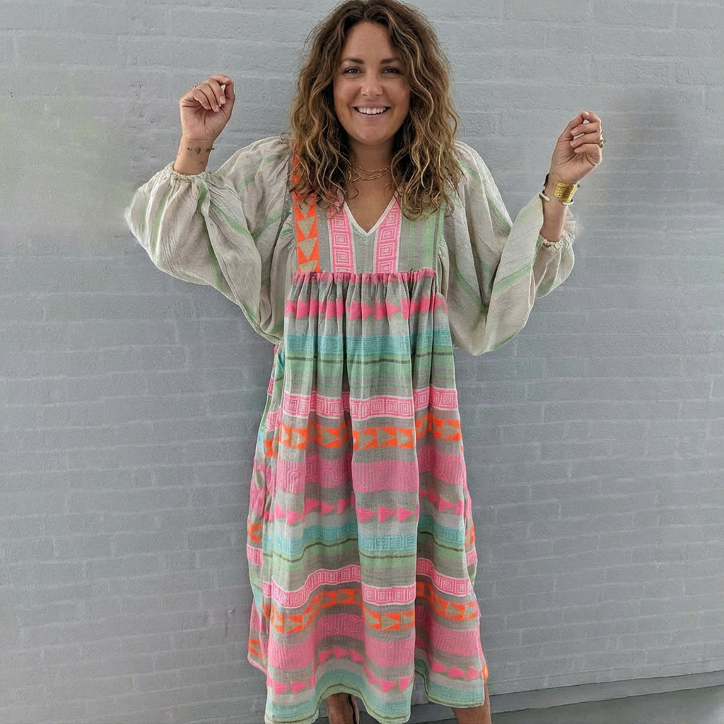 Naomi - Mukava Boho-mekko
