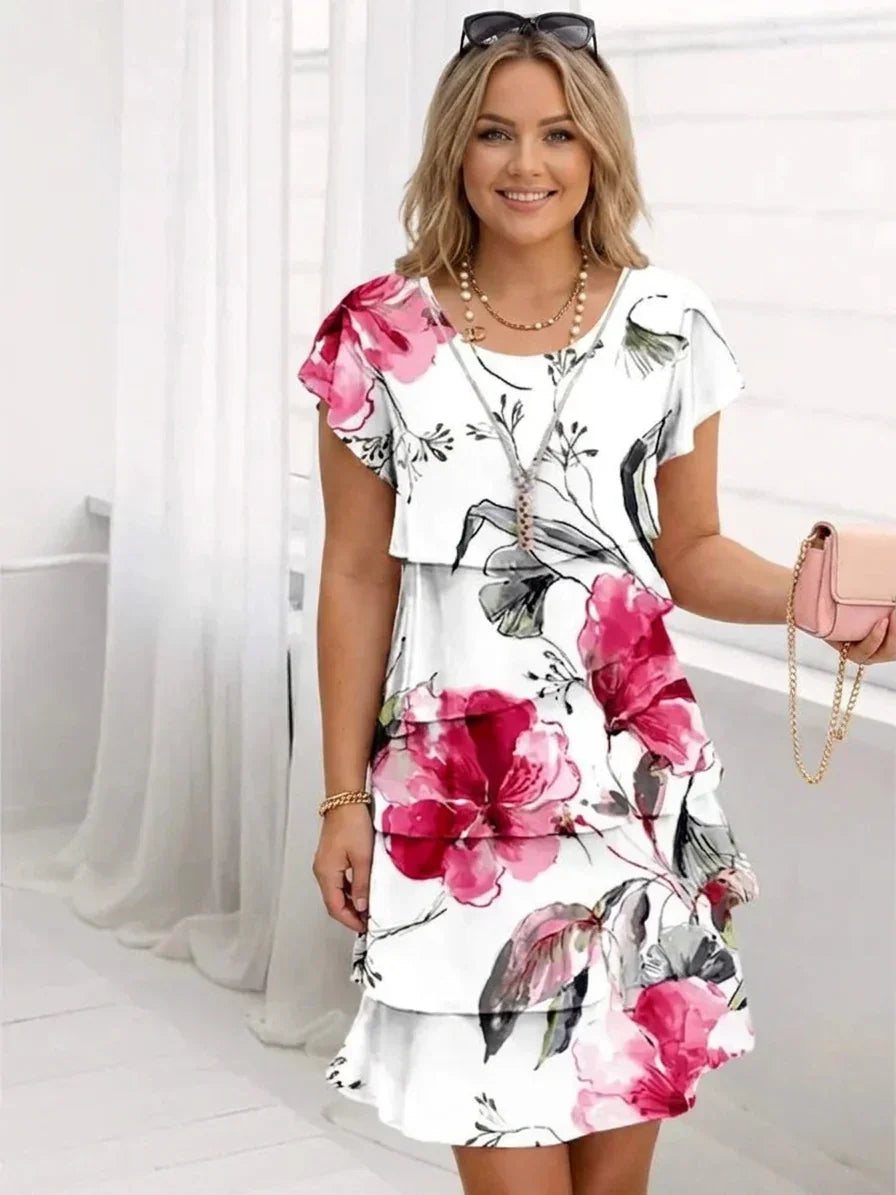 Lottie | Elegantti Mukavuus Rypytys Mekko
