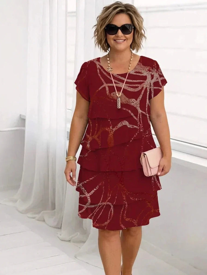 Ronja | Glamourinen Rypytetty Mekko