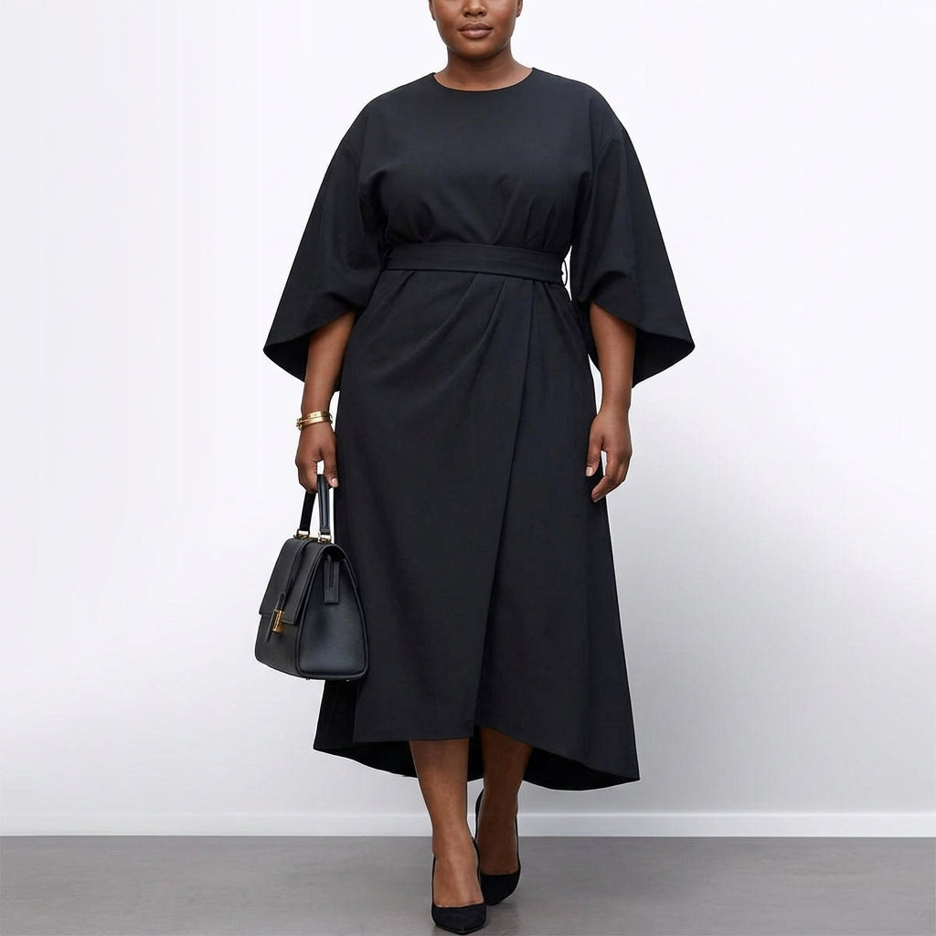 Zora | Maxi-mekko batwing-hihoilla