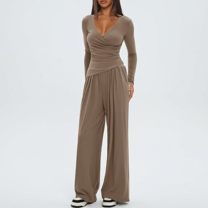 Selma | Luxe Rannikkotyyli Wrap Haalaripuku