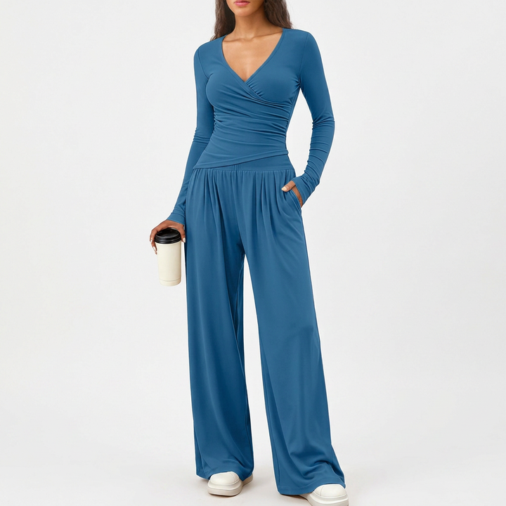 Selma | Luxe Rannikkotyyli Wrap Haalaripuku