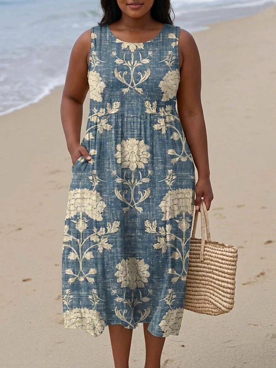 Calliope Boho Midi Mekko