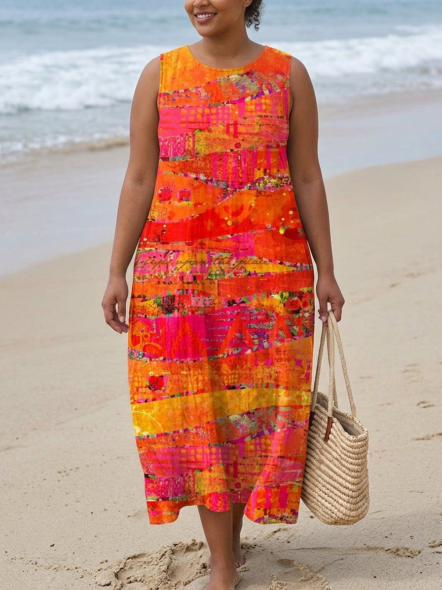 Nia Sunset Midi -mekko