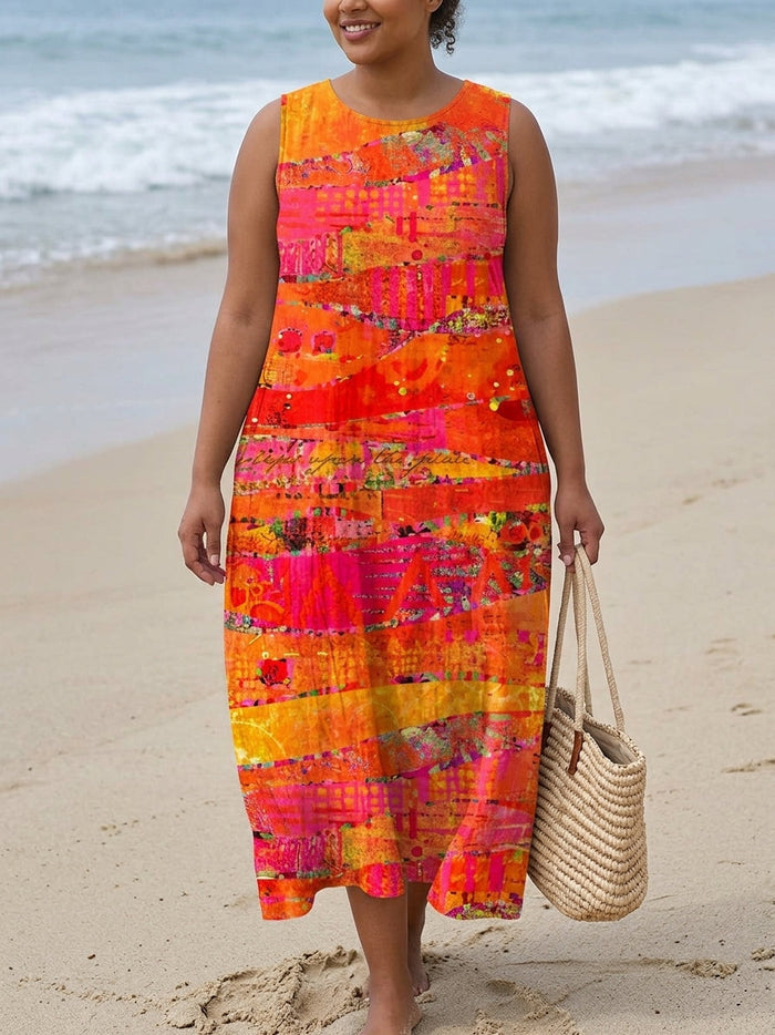 Nia Sunset Midi -mekko