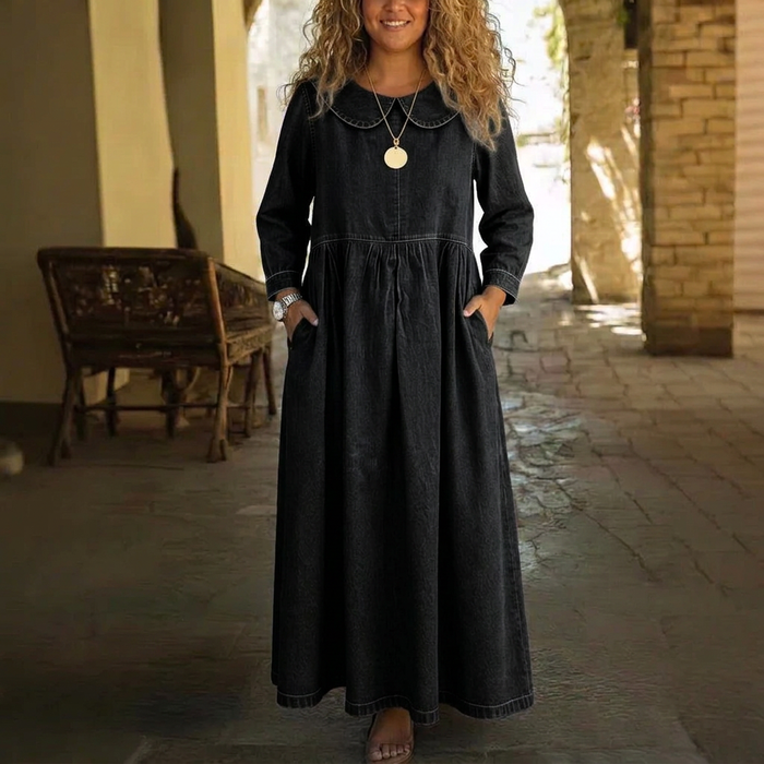 Eulalia Denim Maxi Mekko