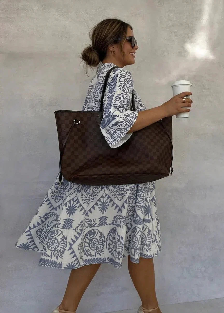 Aurelia - Rentoutunut Boho Tunika Mekko