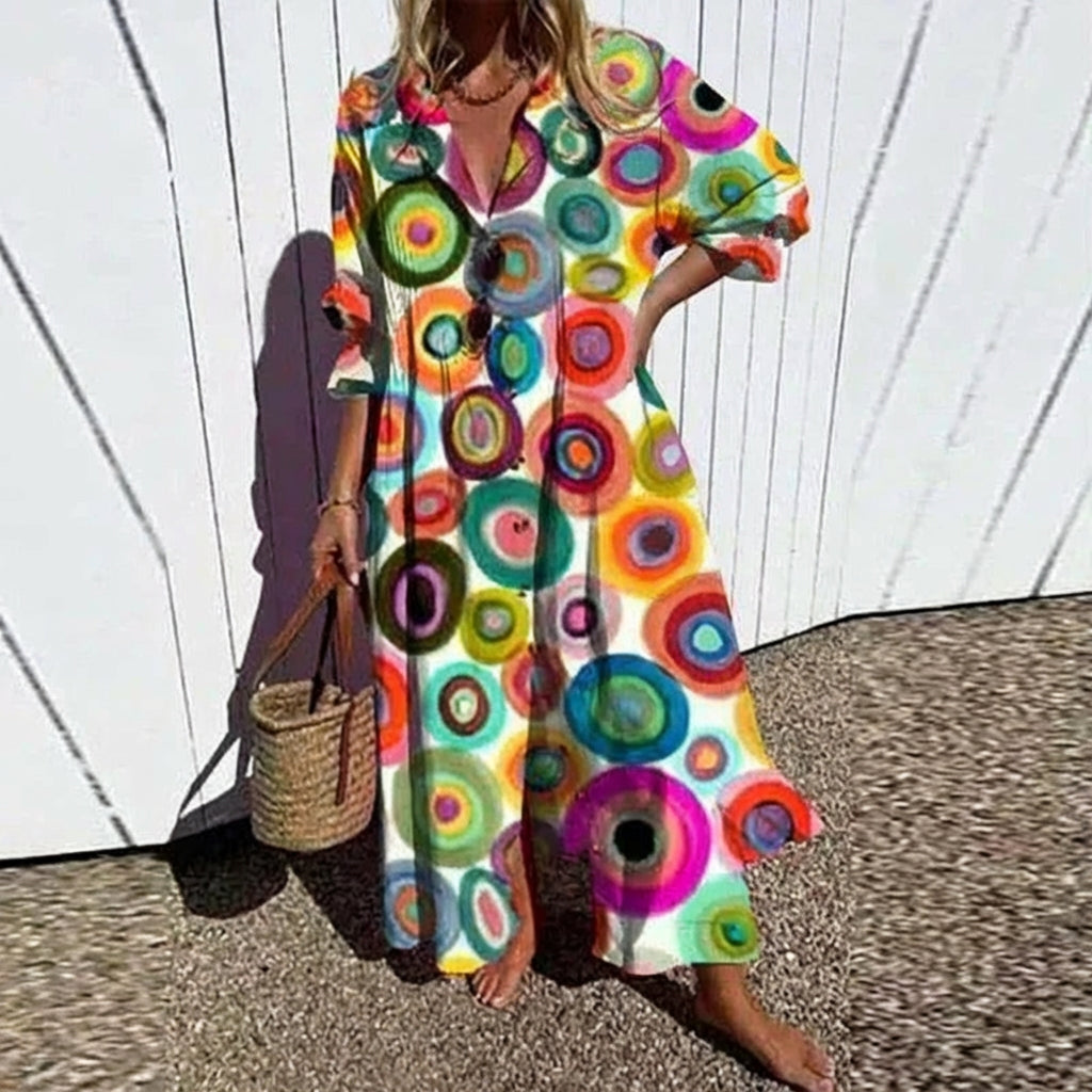 Nadya | Elegantti boheemi mekko