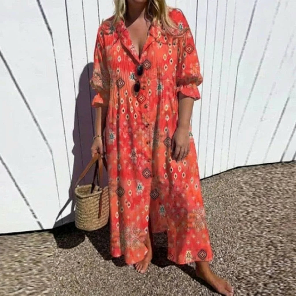 Nadya | Elegantti boheemi mekko