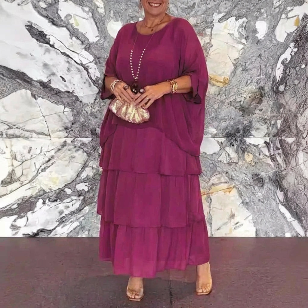 Anneliese | Pitkä ja virtaava elegantti mekko