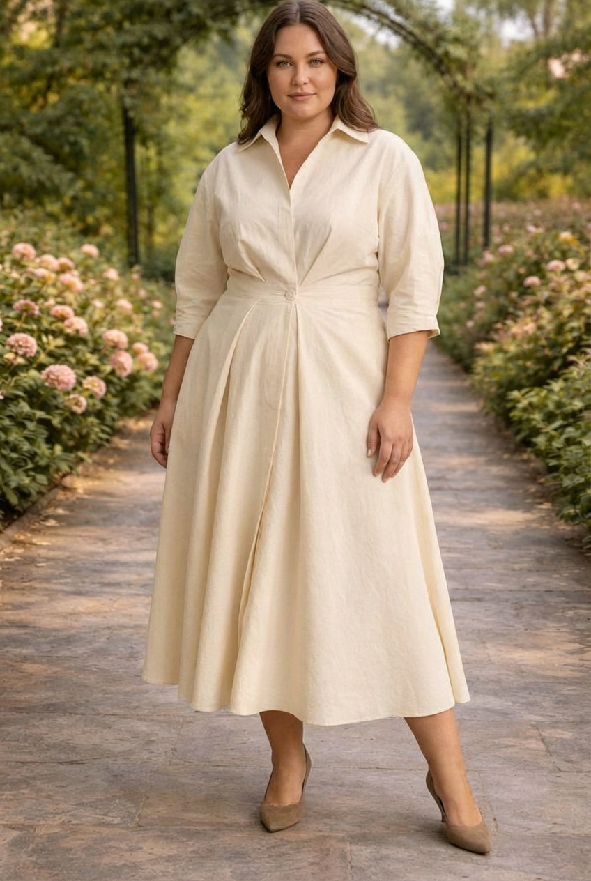 Lottie | Kietaisumallinen Pitkä Maxi Mekko