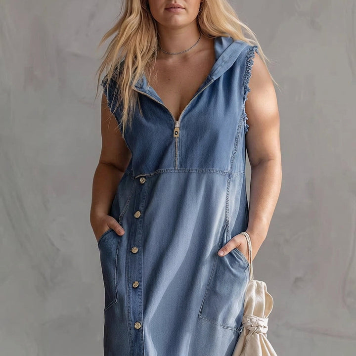 Clemence Huppu Denim Olkaimeton