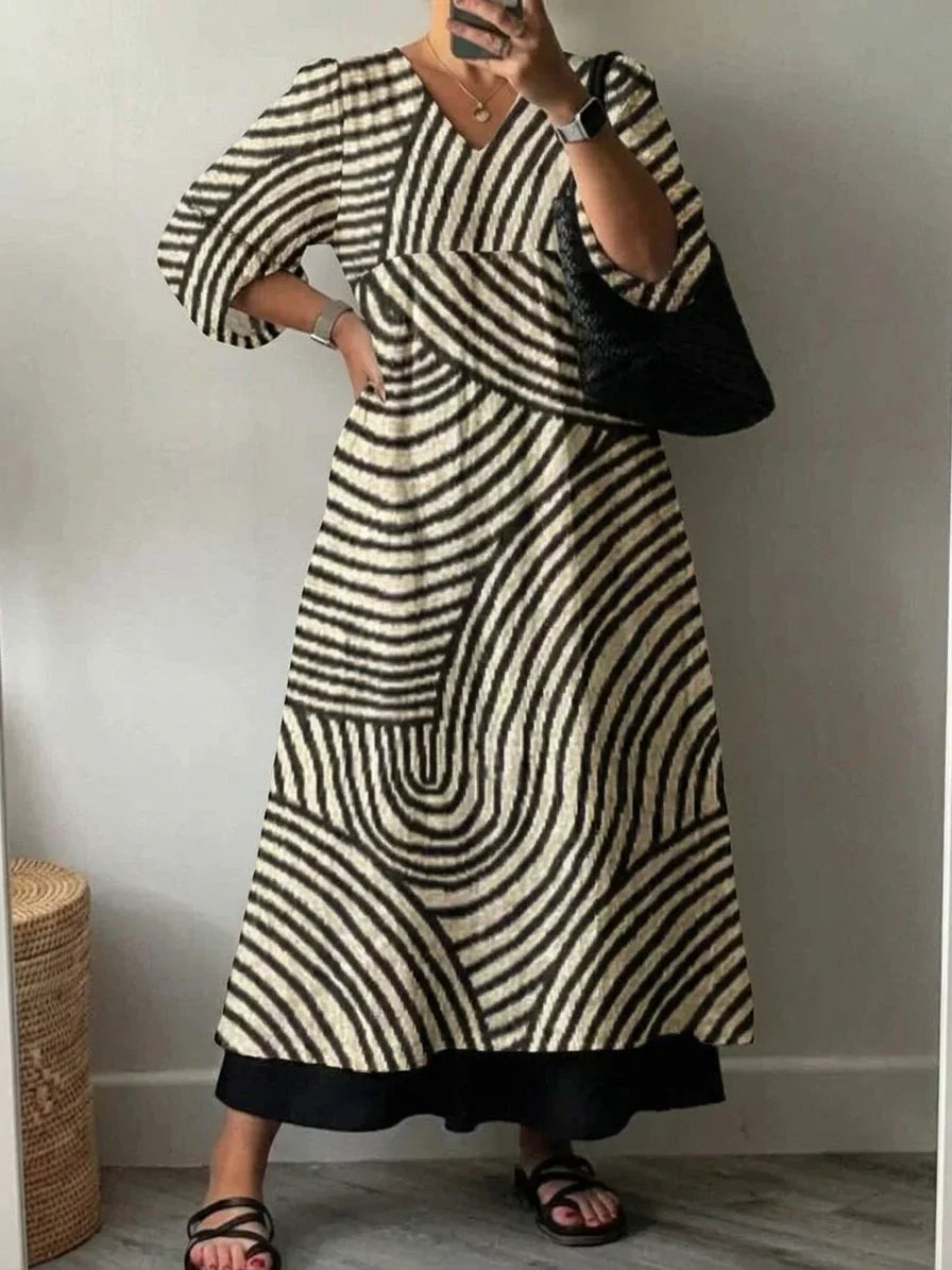 Elegantti Printtipuku Karoline