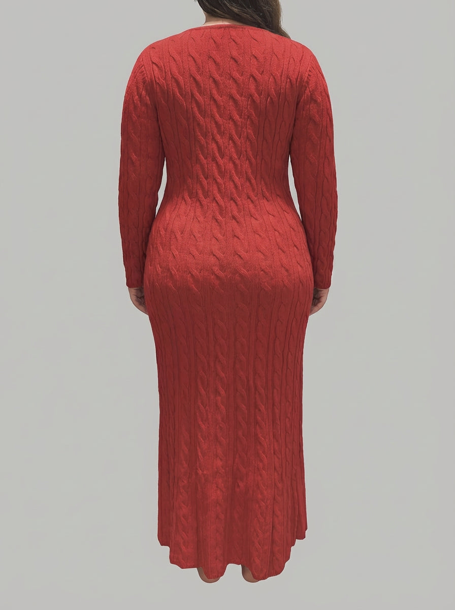 Mei | Mukava Kierretty Maxi Mekko