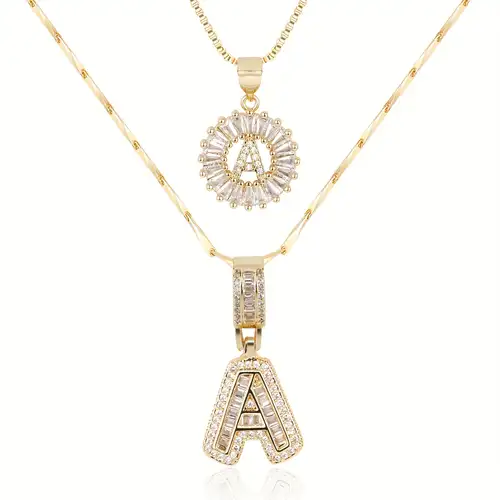 Selma-kirjainkaulaketjusetti | Valkokulta