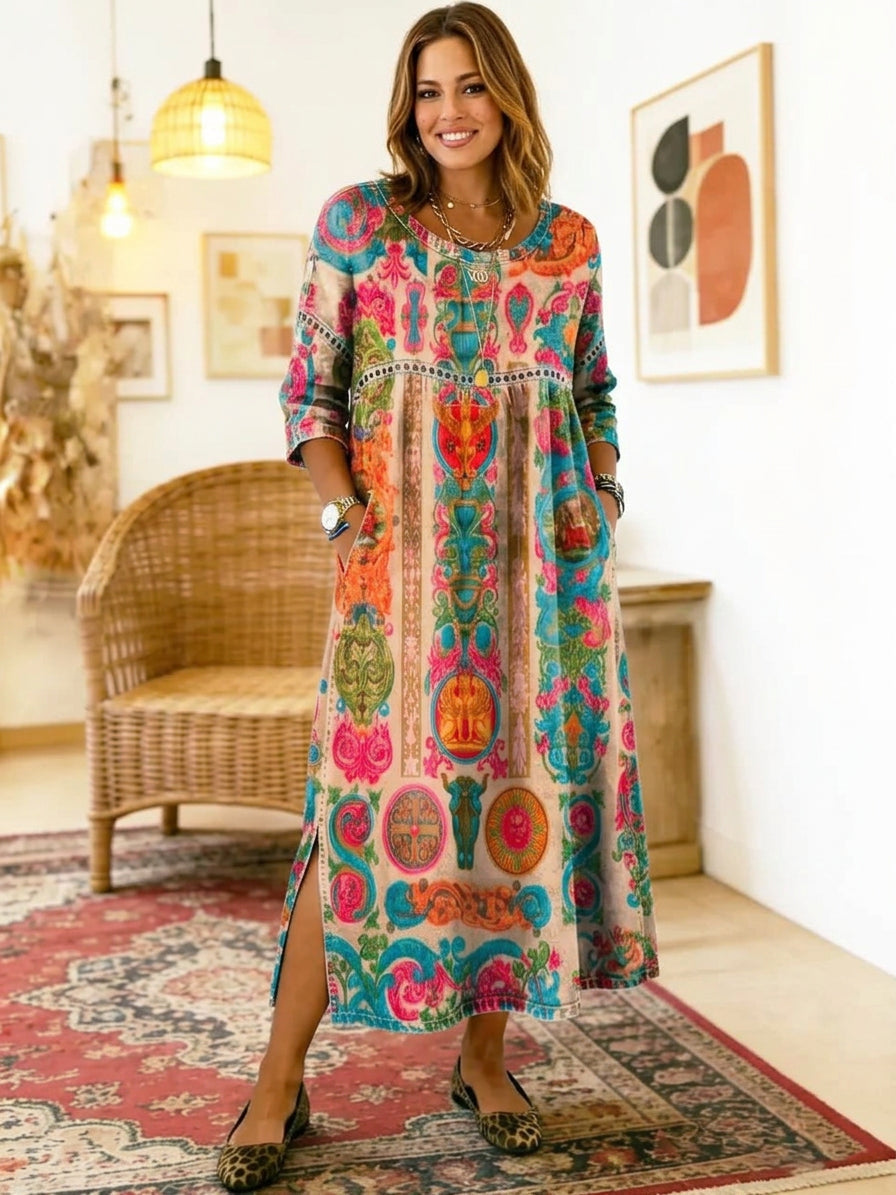Gwen | Printattu Midi Mekko