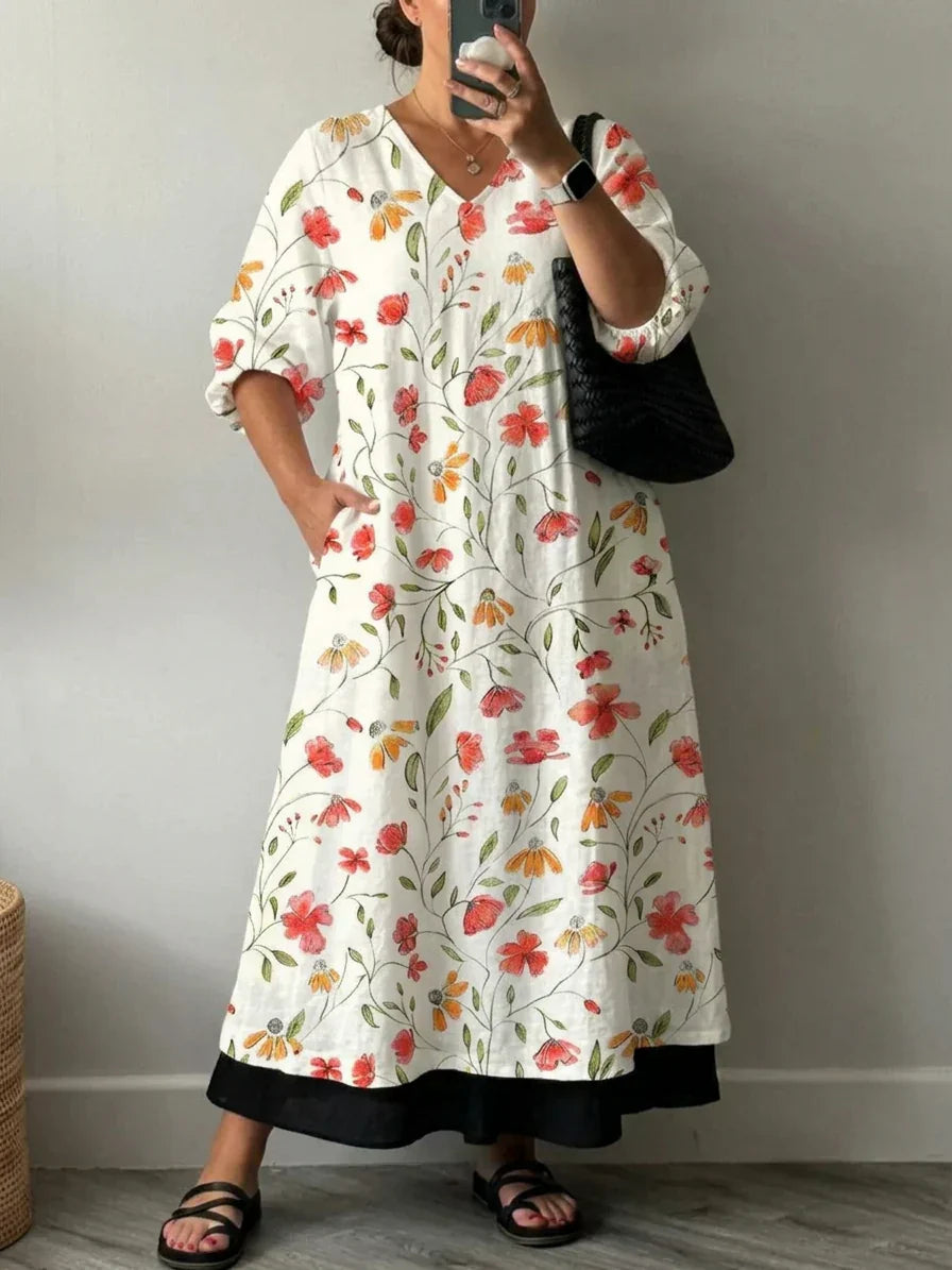 Elegantti Printtipuku Ana