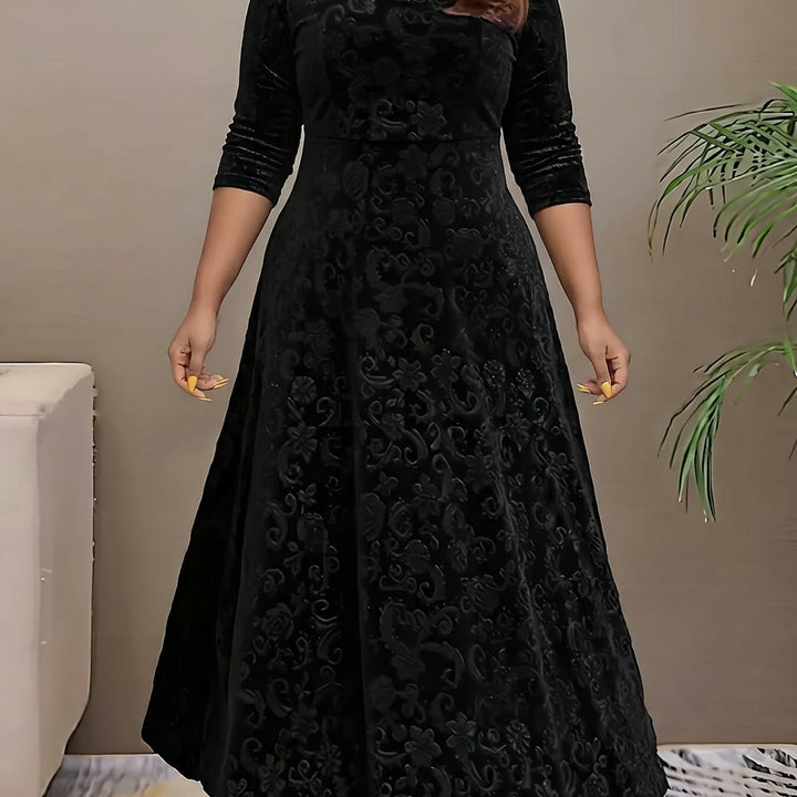 Evadne | Elegantti Kuvioitu Maksimekko