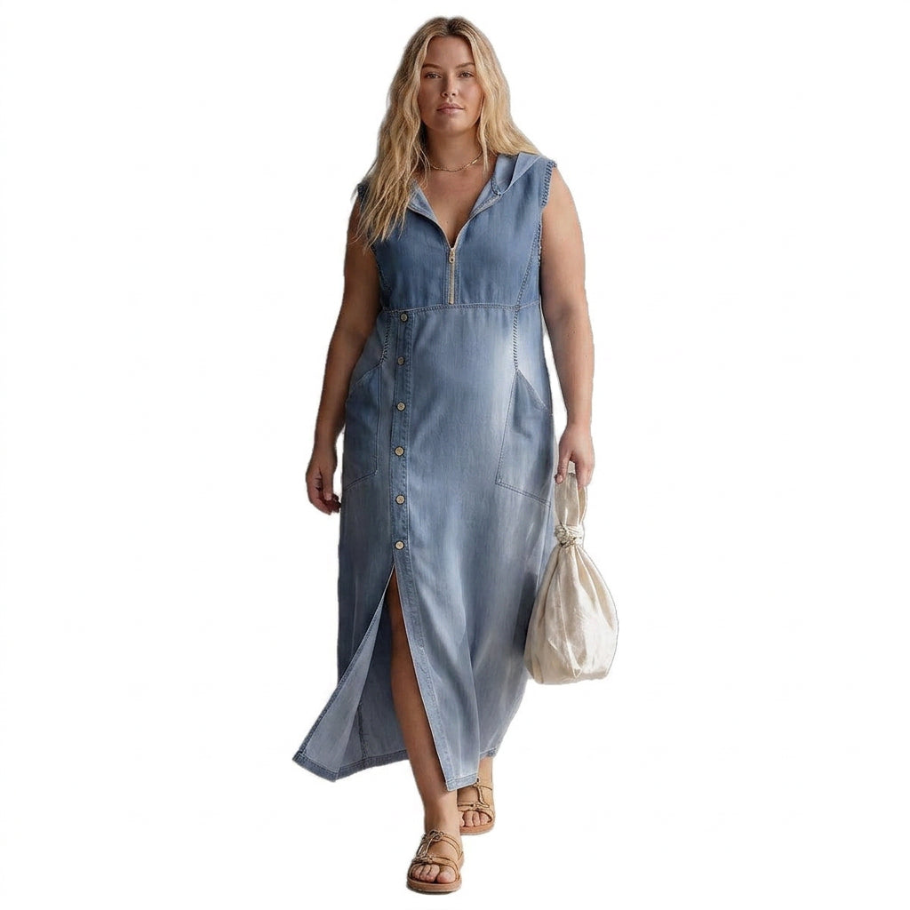Clemence Huppu Denim Olkaimeton