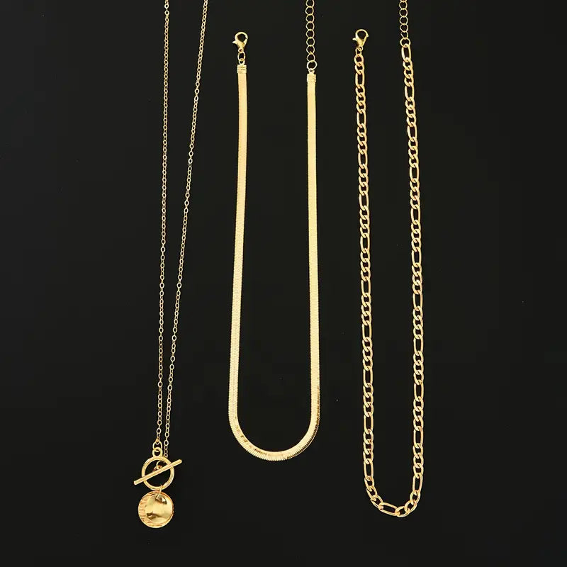 Anouk Teksturoitu Kolikkokerros Kaulakoru | Kulta
