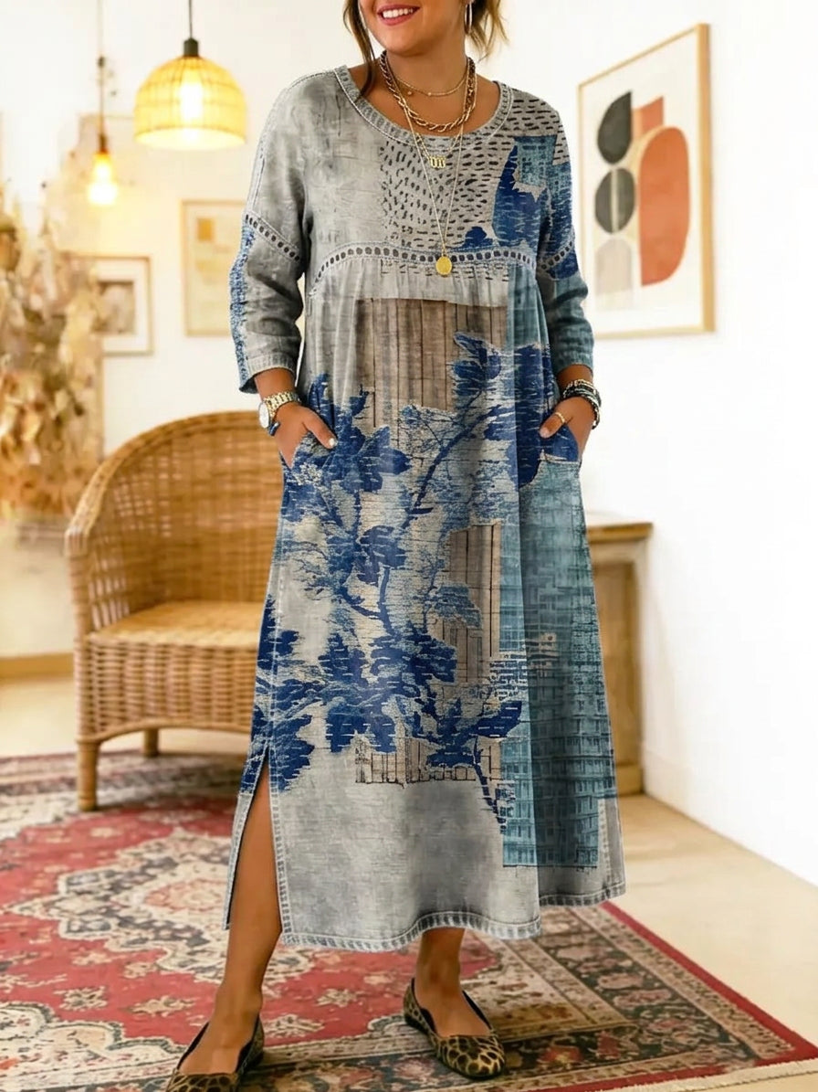 Junia | Printattu Midi Mekko