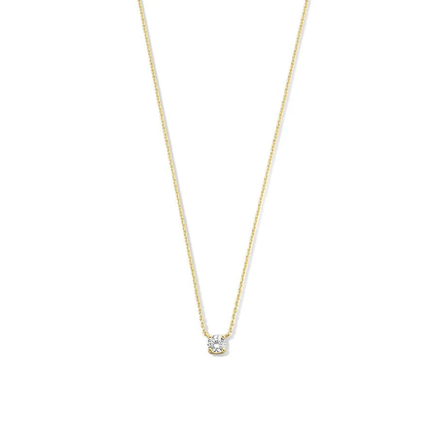Monroe Moissanite Kivikaulaketju | Kulta