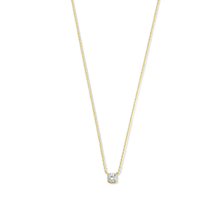 Monroe Moissanite Kivikaulaketju | Kulta