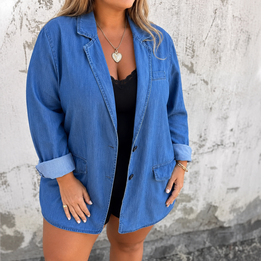 Sarah | Vaivaton Denim Blazer