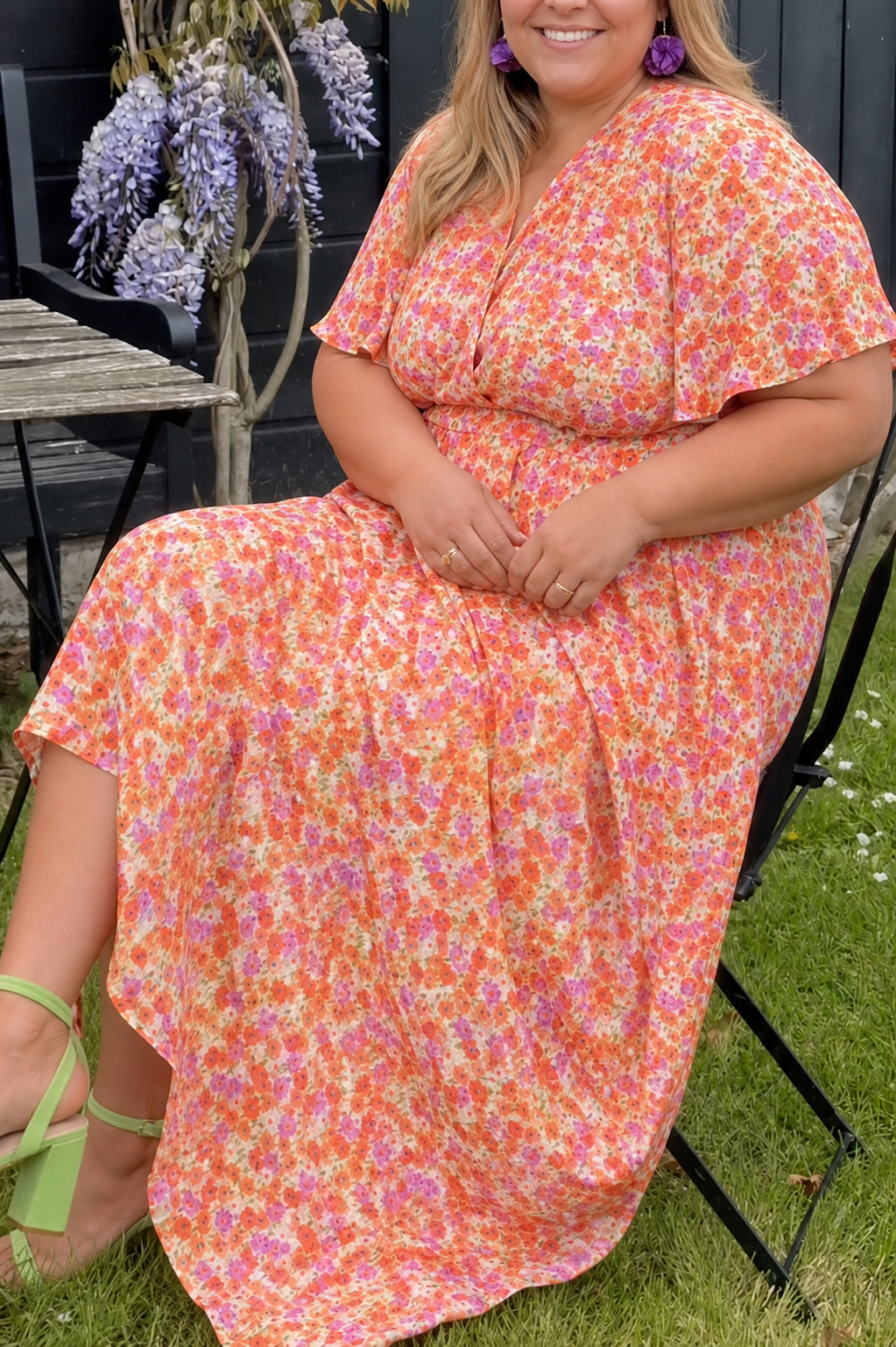 Natalie | Imarteleva Painettu Maxi Mekko
