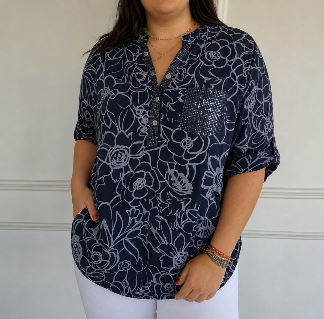 Avery | Elegantti Paita Taskulla