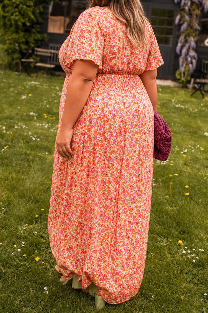 Natalie | Imarteleva Painettu Maxi Mekko