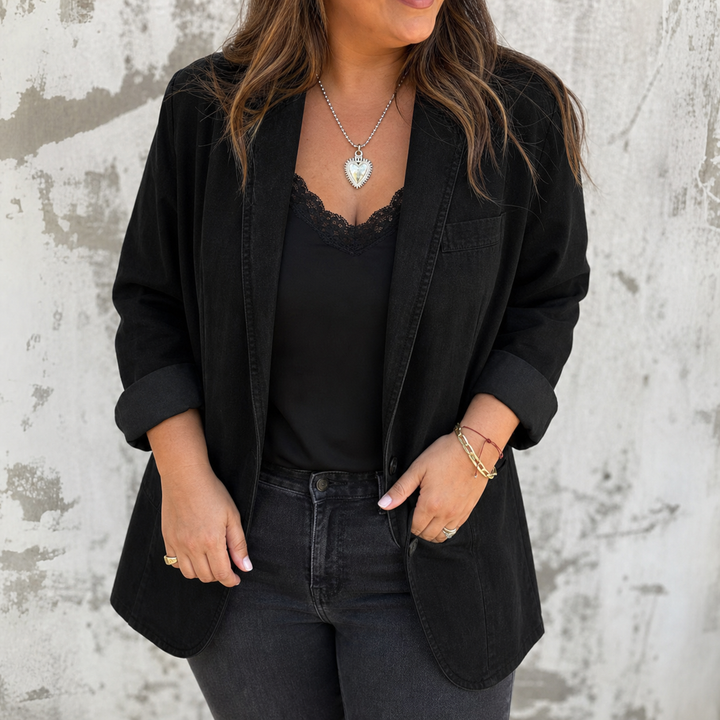 Sarah | Vaivaton Denim Blazer