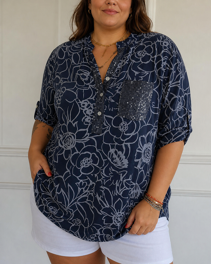 Avery | Elegantti Paita Taskulla