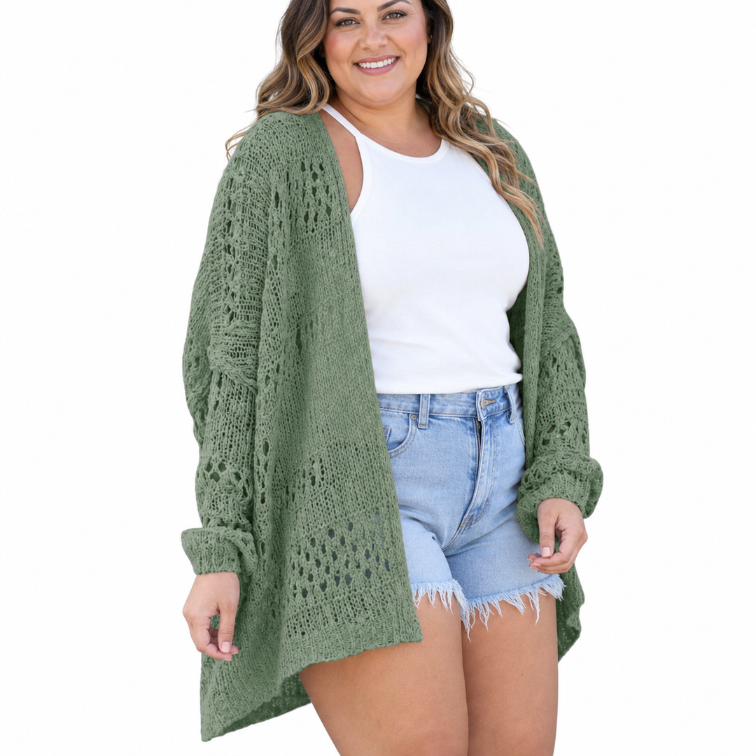 NAOMI | Kevyt Ylipitkä Boho Kesä Cardigan