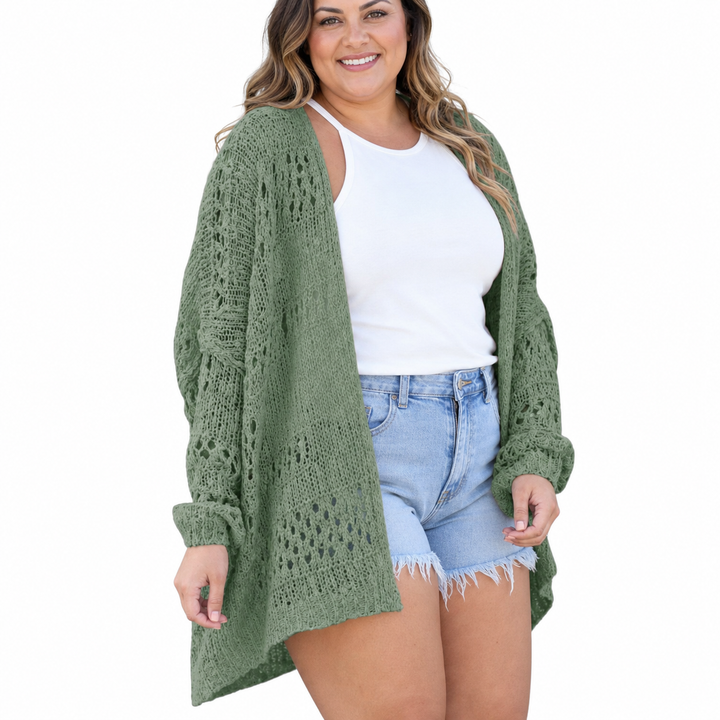 NAOMI | Kevyt Ylipitkä Boho Kesä Cardigan
