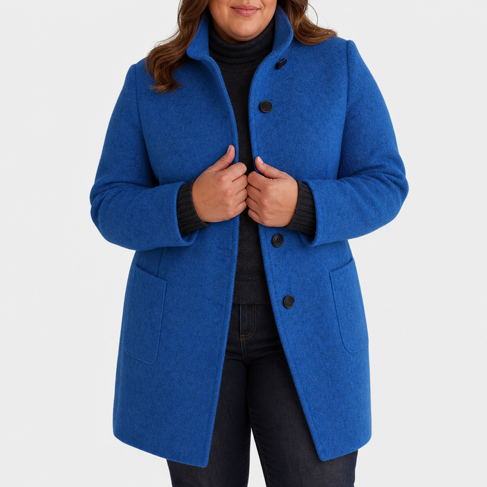 Maija | Perinteinen Trenssitakki Villasekoitteesta