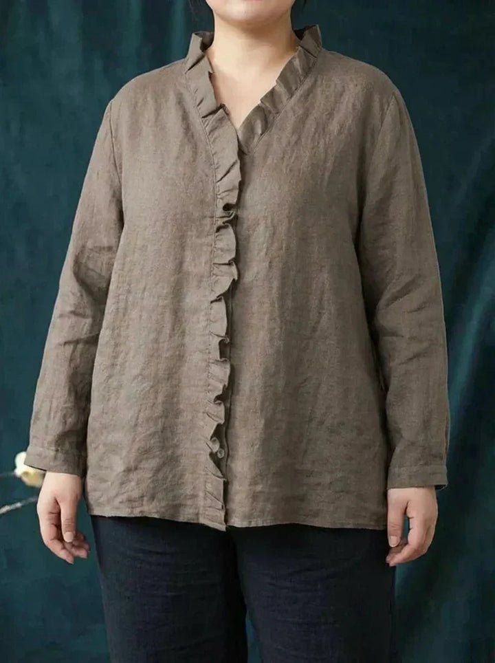 Shiloh | Elegantti Pellavakesäblusa