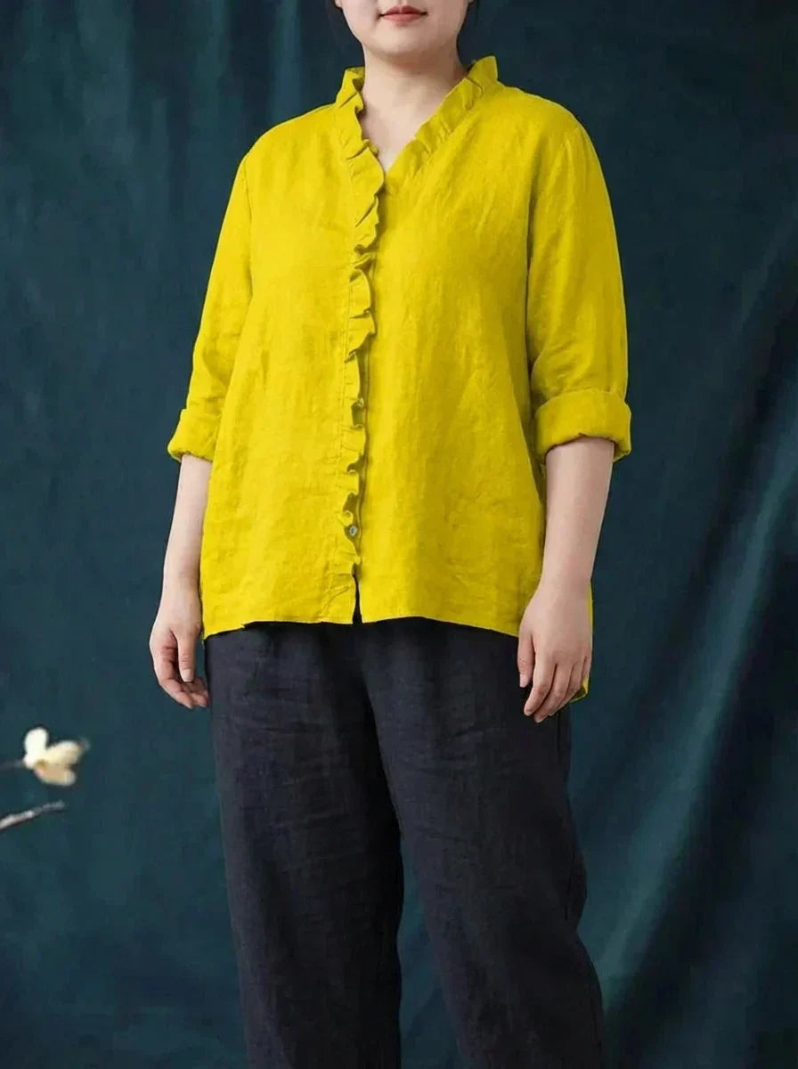 Shiloh | Elegantti Pellavakesäblusa