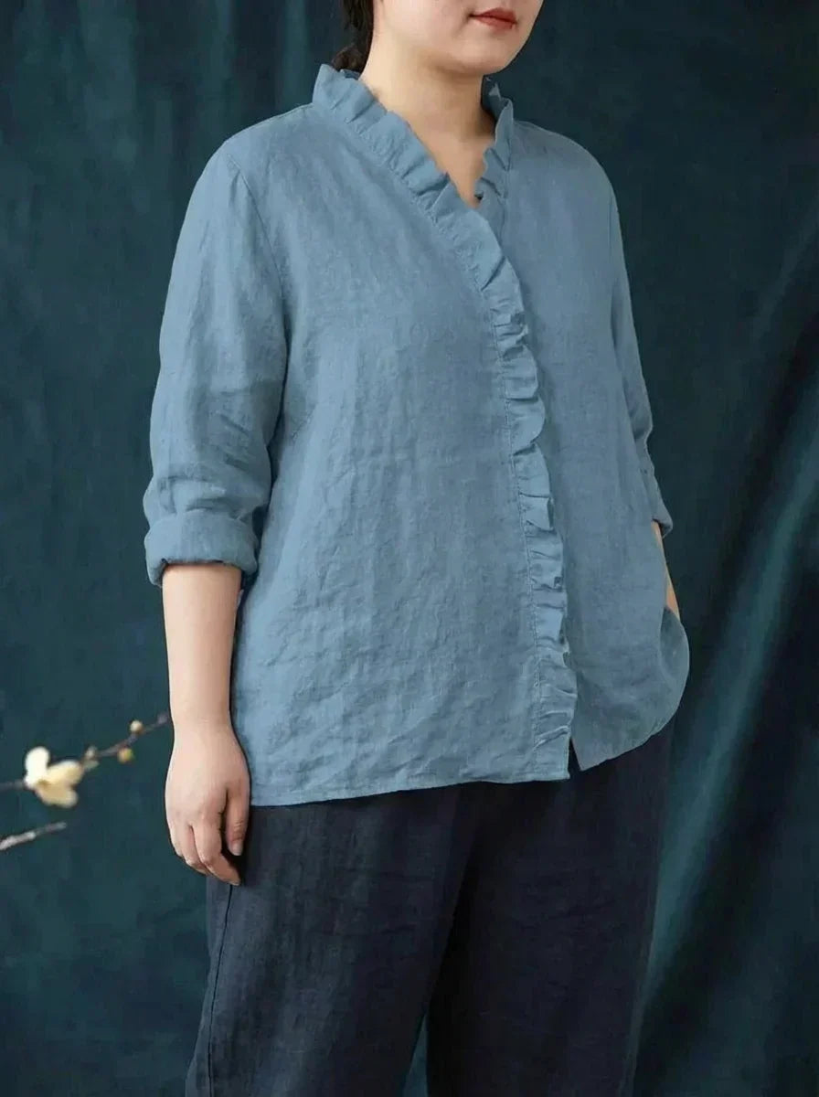 Shiloh | Elegantti Pellavakesäblusa