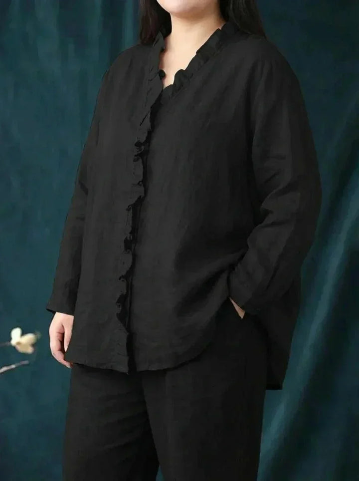 Shiloh | Elegantti Pellavakesäblusa