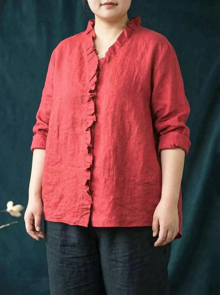 Shiloh | Elegantti Pellavakesäblusa