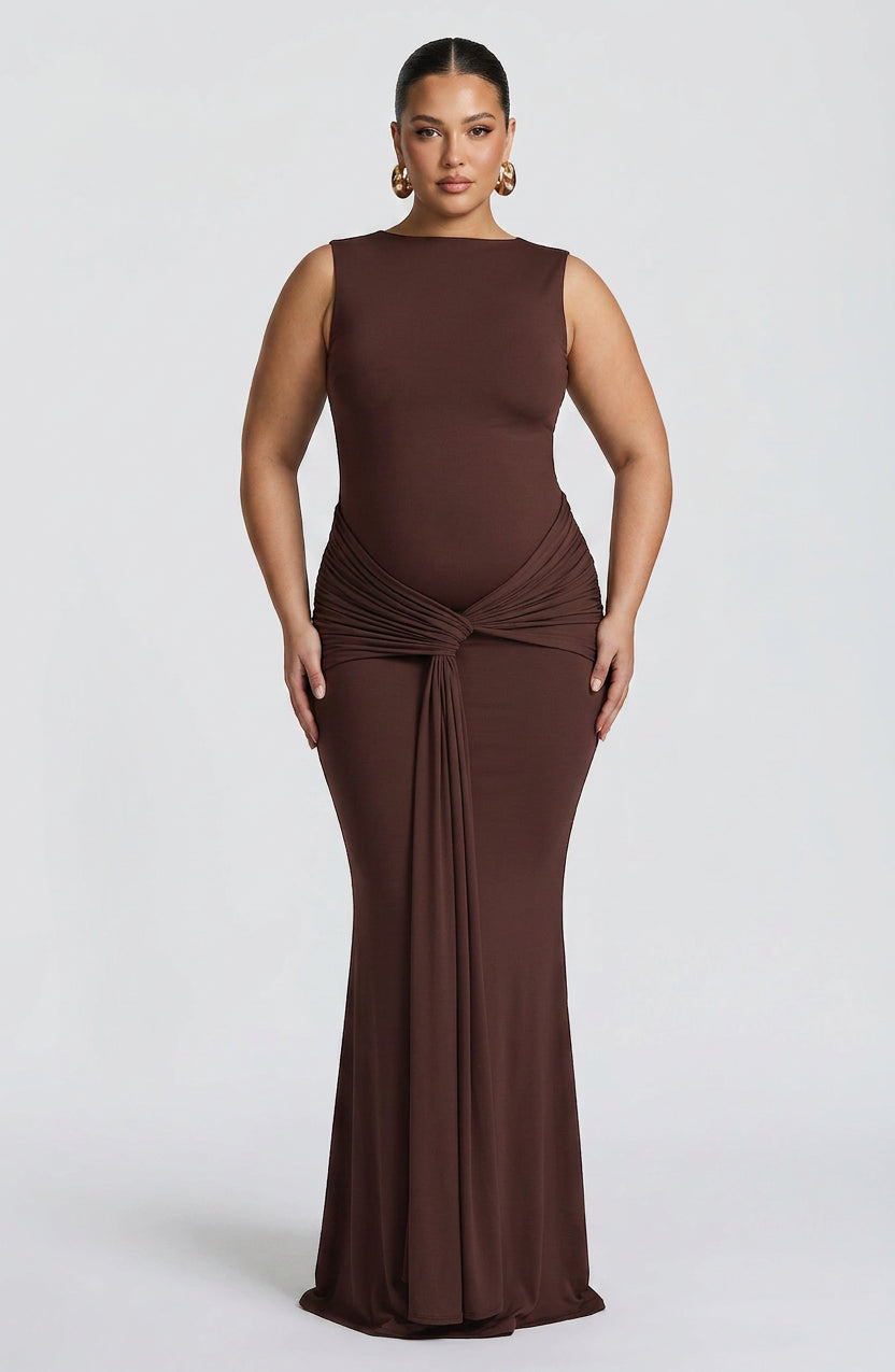 Lottie Maxi Mekko - Luumunruskea