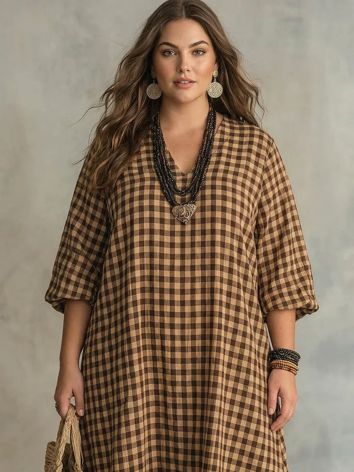 Bellamy | Ruudullinen Maxi Mekko